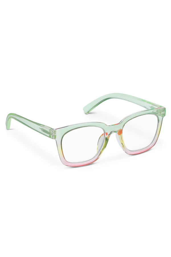 Reading Glasses - Clear Horizon Mint / Pink