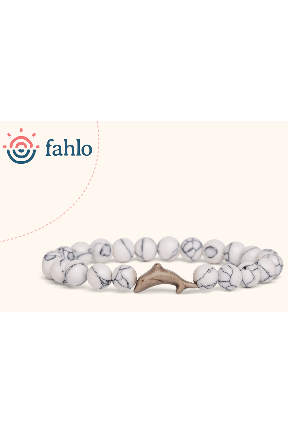 Fahlo Odyssey Bracelet - White Howlite