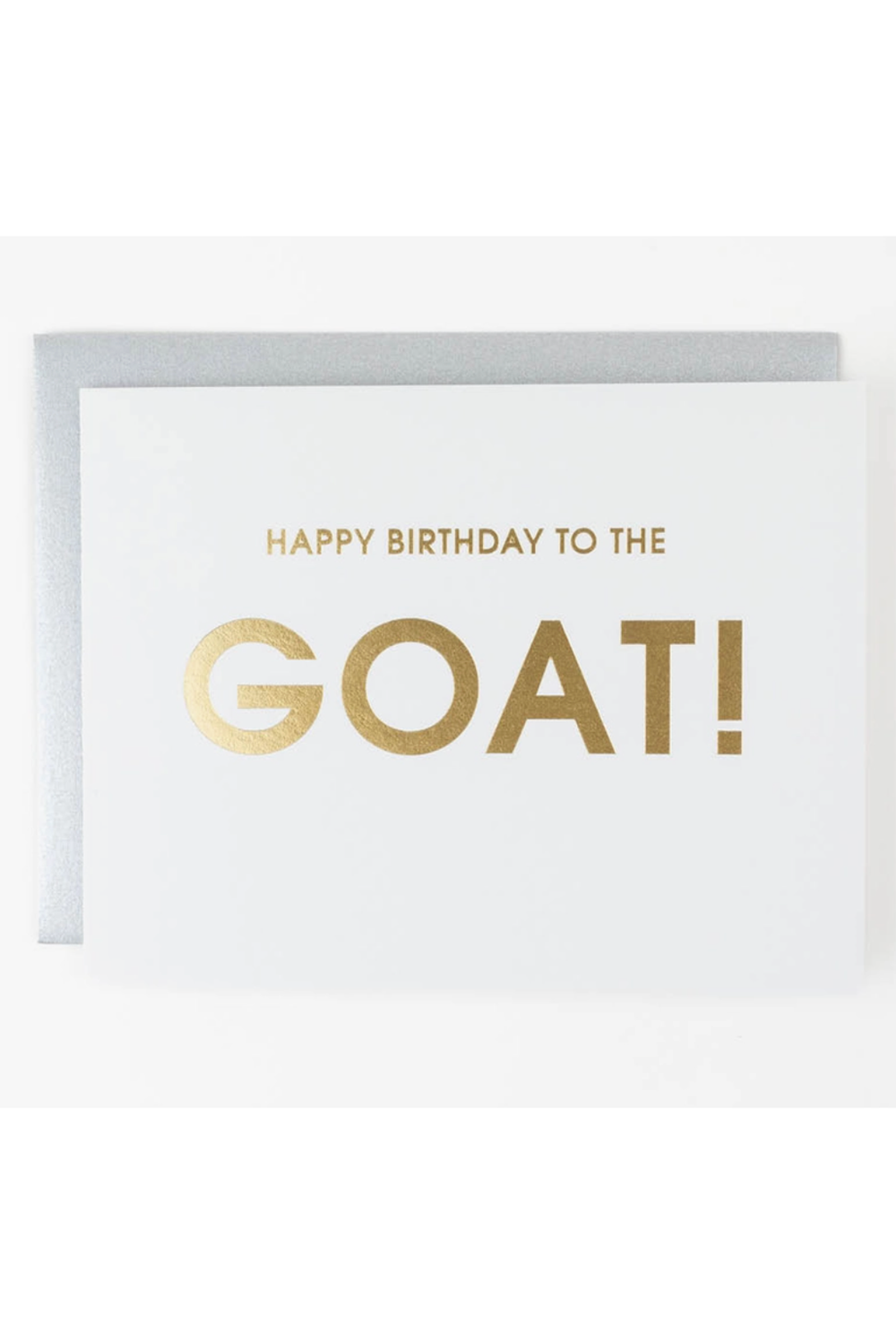 CG Letterpress Birthday Card - GOAT