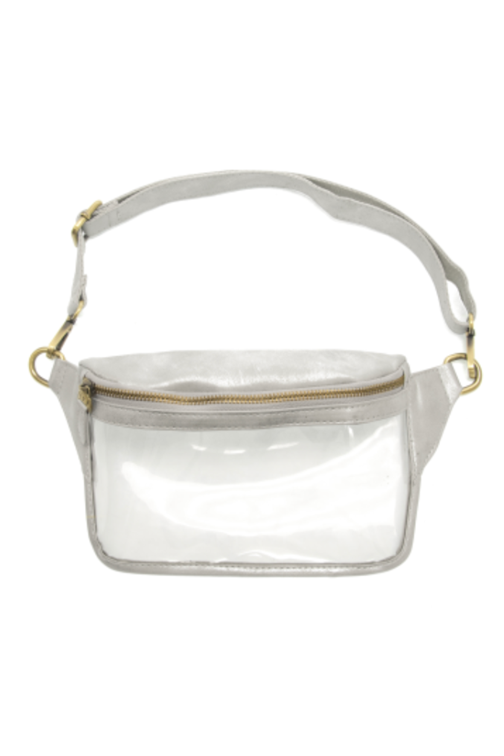 Joy Sylvie Belt Bag - Clear + Silver