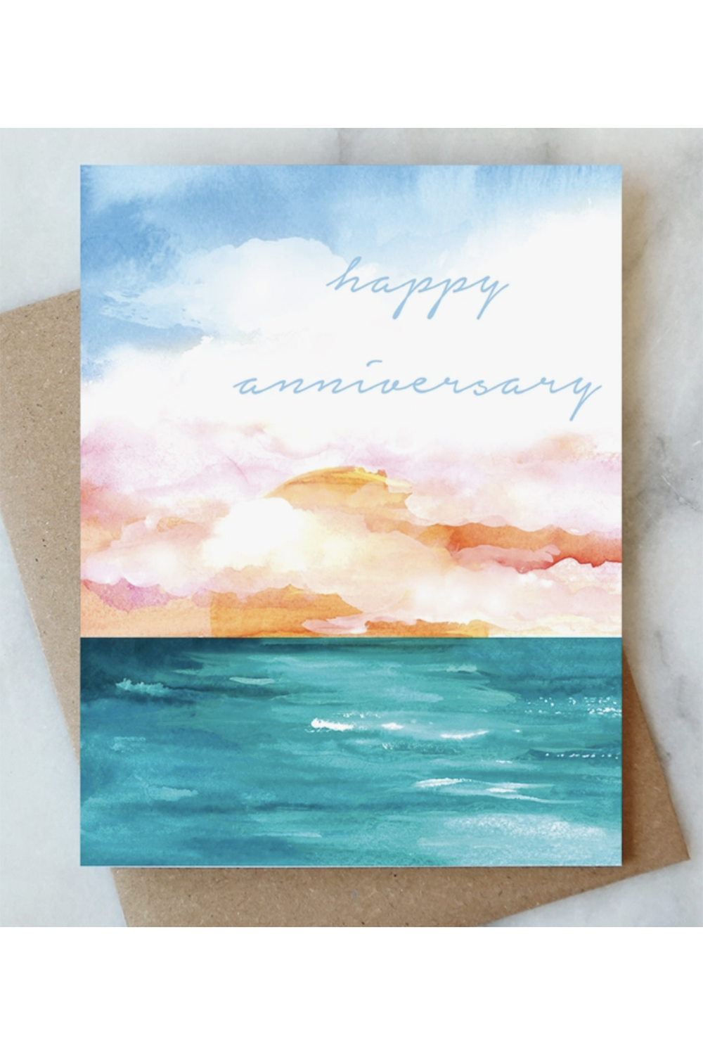 AJD Anniversary Card - Ocean