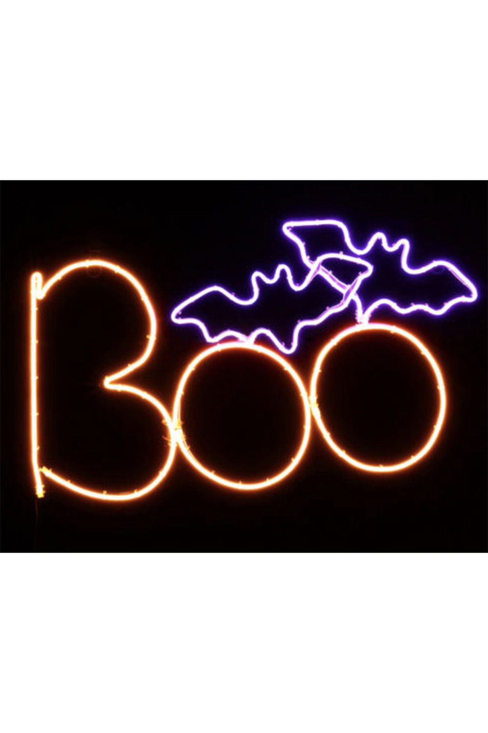 BOO with Bats LED Sign