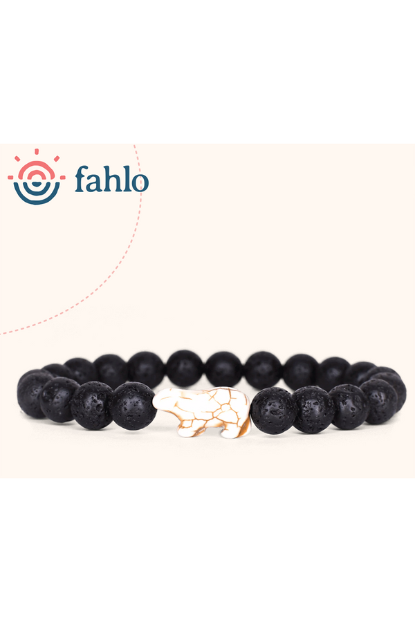 Fahlo Venture Bracelet - Lava Stone