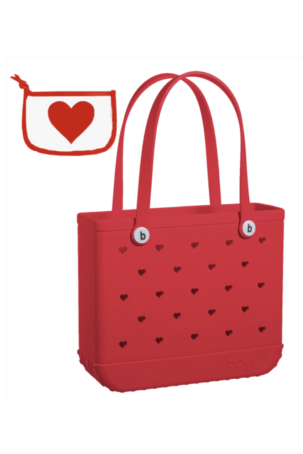 Bogg Bag - HEART Bright Red