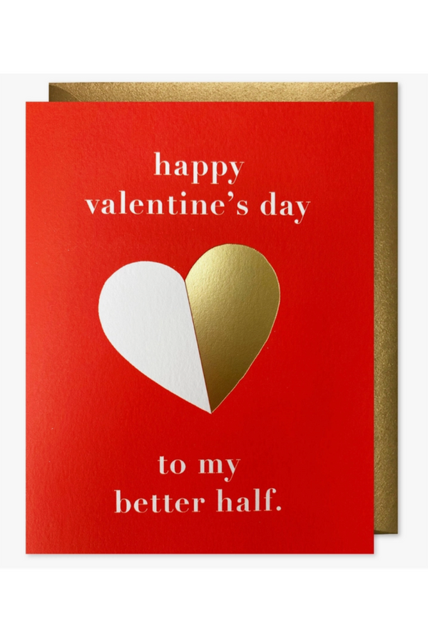 JF Single Valentine's Day Card - Better Half