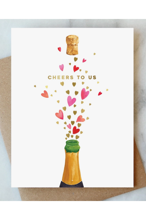 AJD Valentine's Day Card - Poppin' Hearts