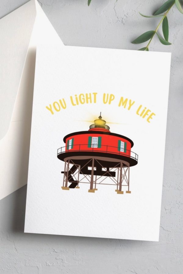 Charm Greeting Card - Light Up My Life