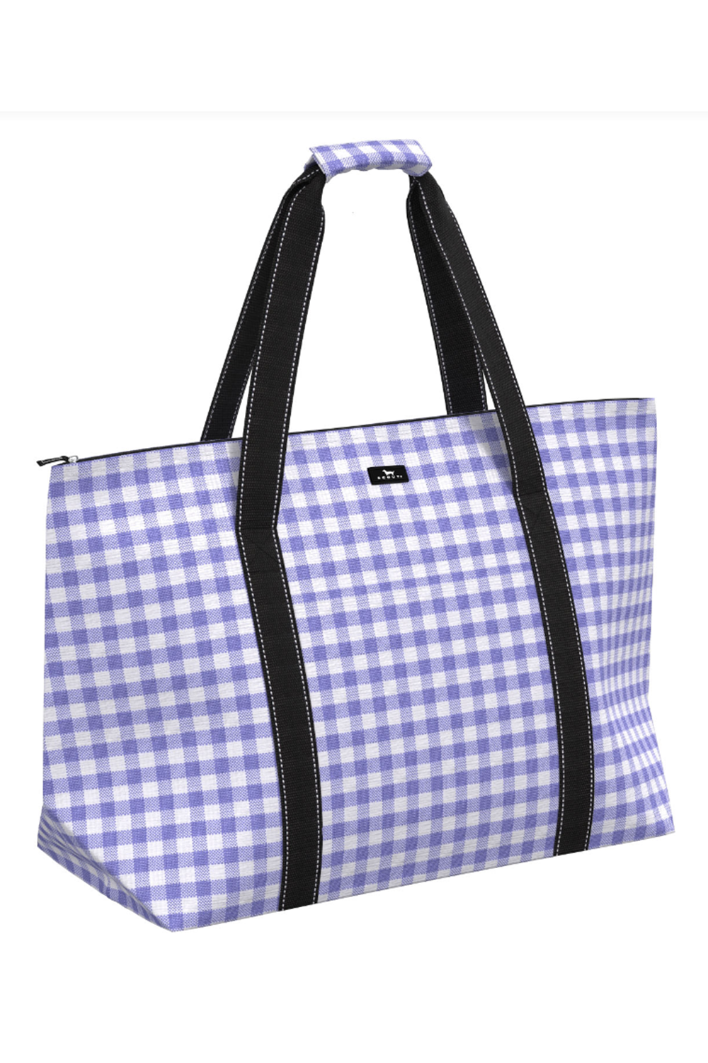 On Holiday Tote Bag - "Amethyst + White" SP24