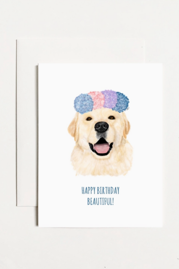 KP Birthday Greeting Card - Beautiful