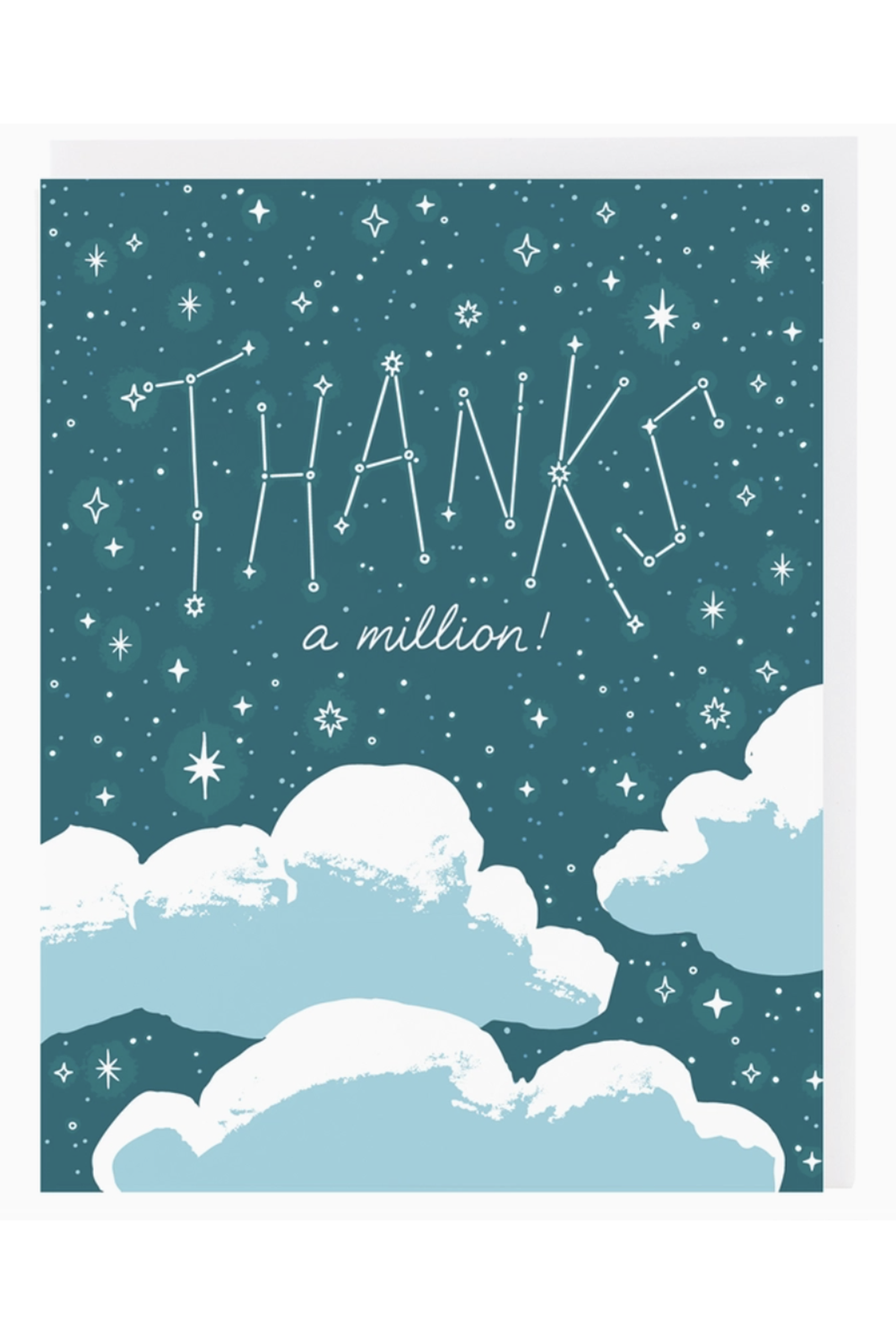 Smudgey Greeting Card - Thank You Constellation