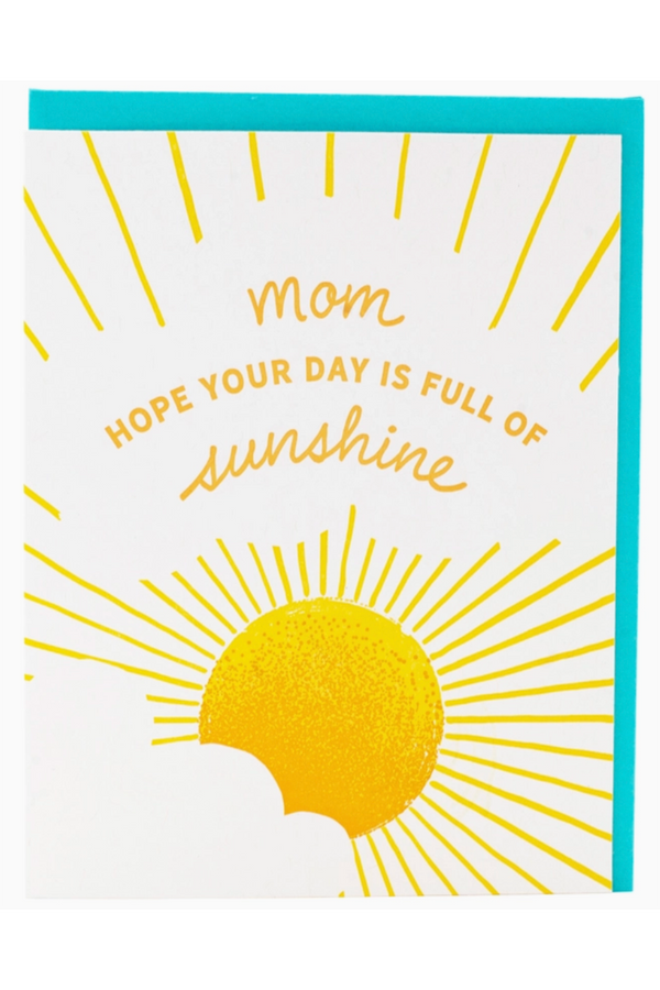 Smudgey Greeting Card - Mother's Day Sunshiny Day
