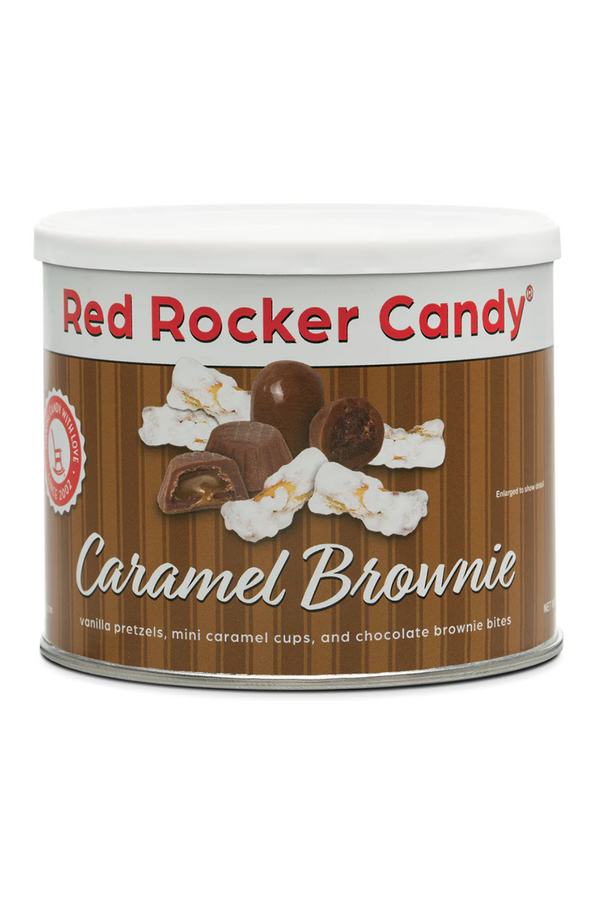 Red Rocker Candy Caramel Brownie