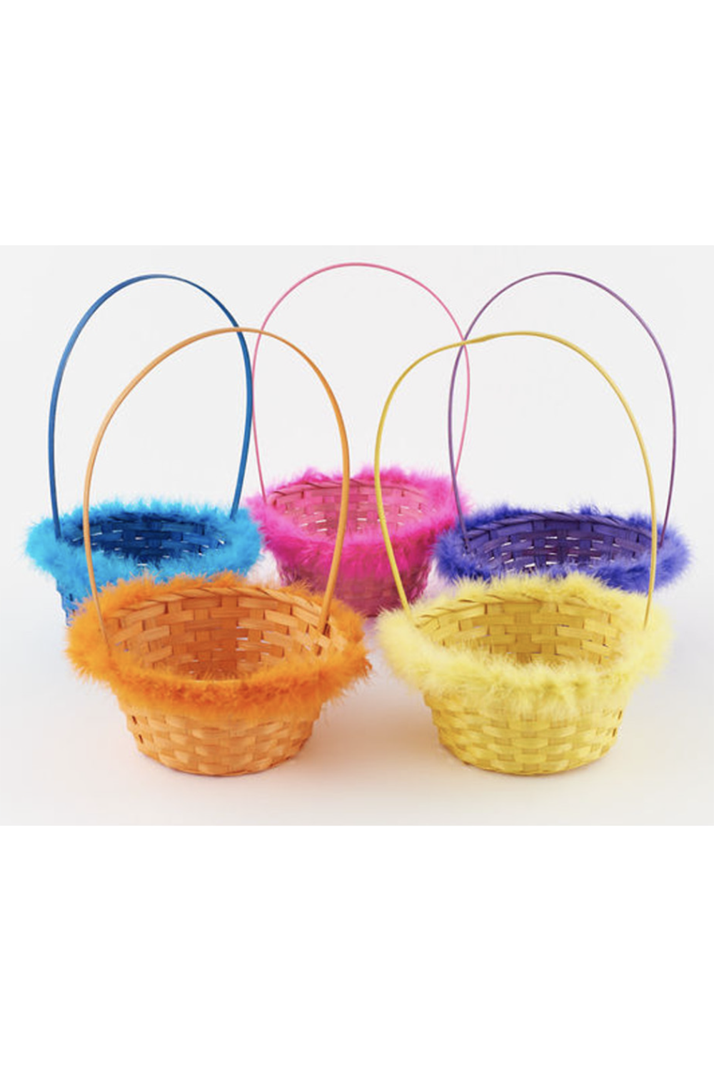 Bamboo Feather Easter Basket