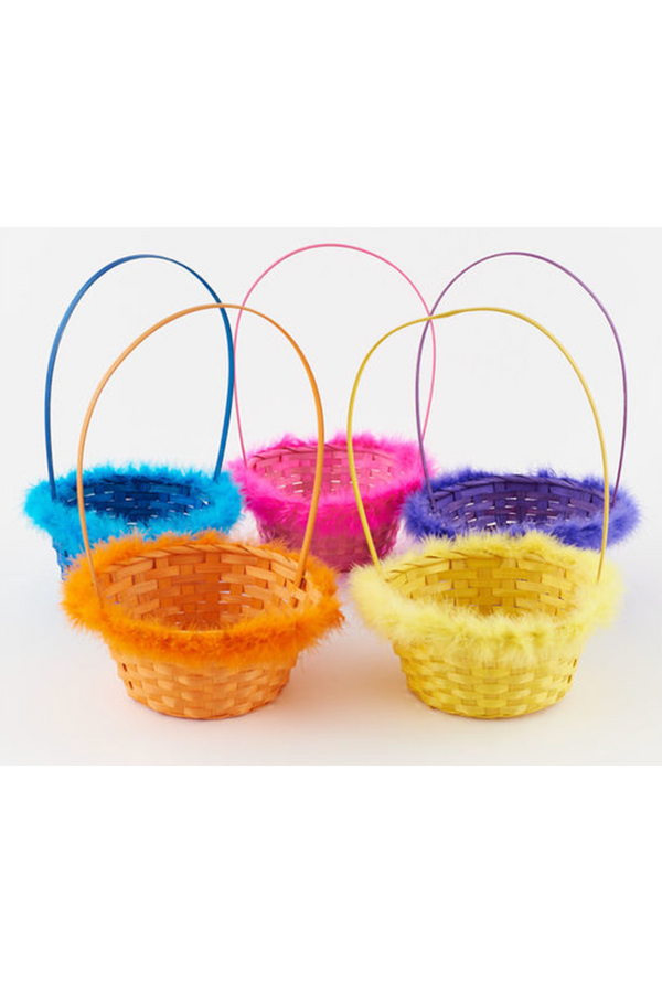 Bamboo Feather Easter Basket