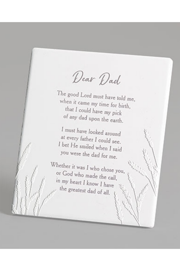 RM Dad Wall Plaque Easel
