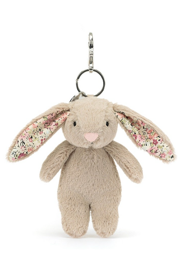 JELLYCAT Blossom Bashful Bunny Bag Charm - Beige