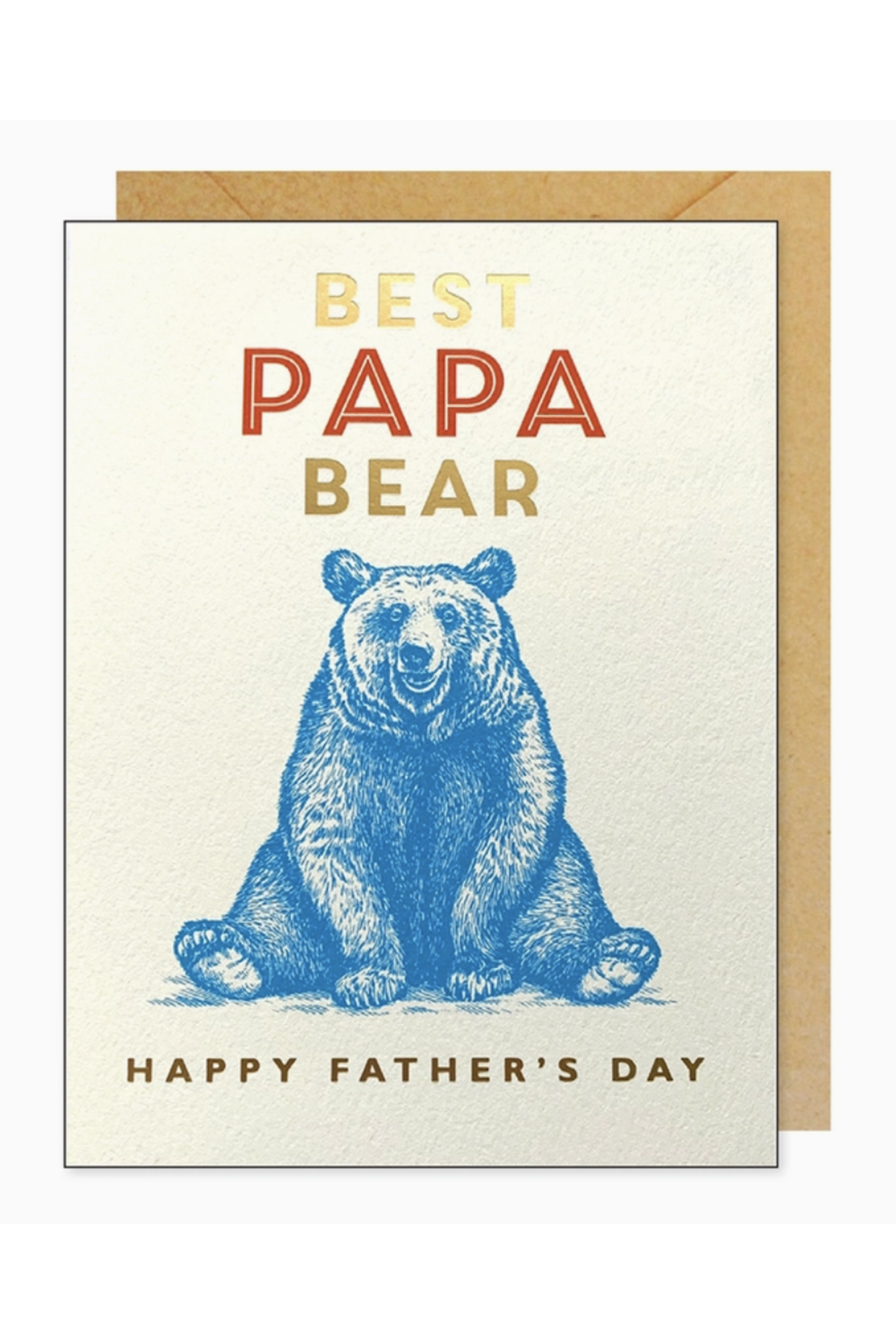 JF Single Father's Day Card - Papa Bear