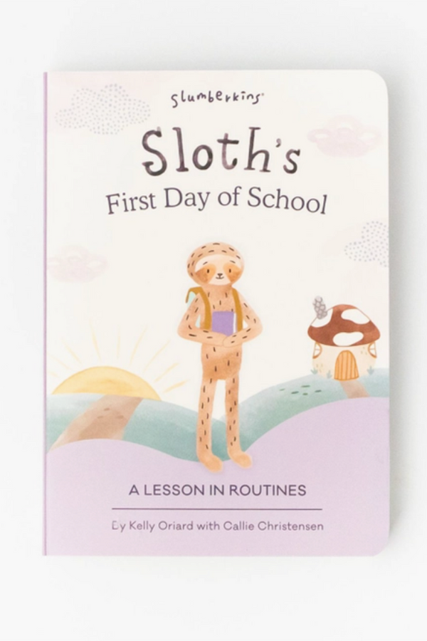Slumberkins Book - Sloth Goes to School