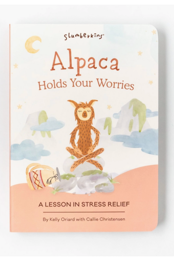 Slumberkins Book - Alpaca Holds Your Worries