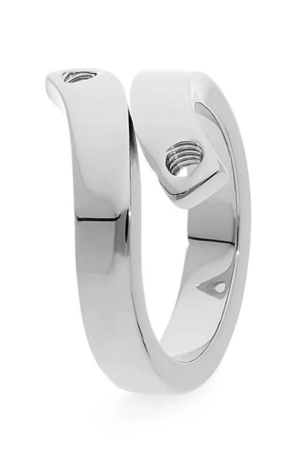 Qudo Interchangeable Ring - Due Silver