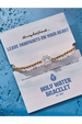 Holy Water Bracelet - Paw Print Gold