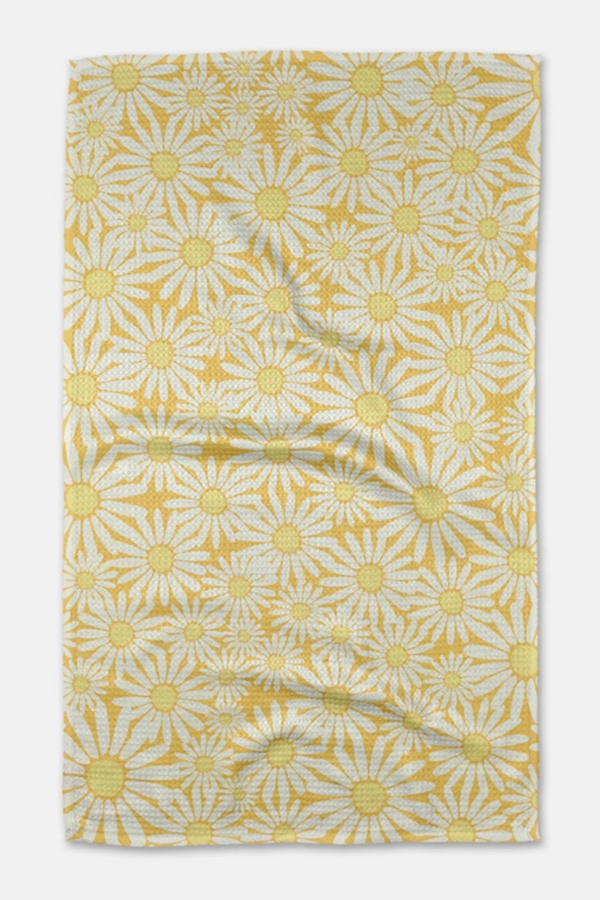 Geometry Kitchen Tea Towel - Sunshine Meadow