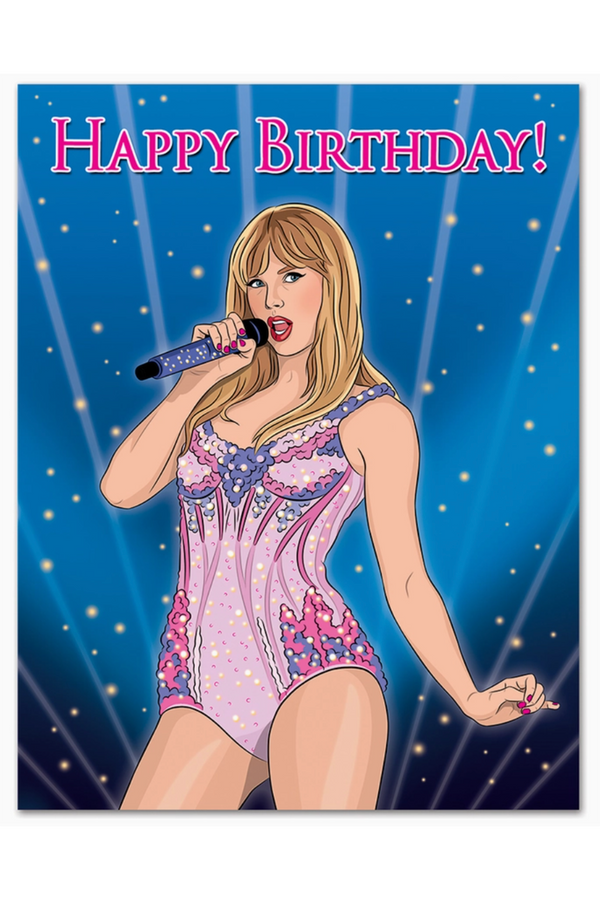 TF Birthday Greeting Card - Taylor Greatest Era