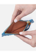 Carte Hobo Card Slot Wallet - Velvet Hide Dusty Blue
