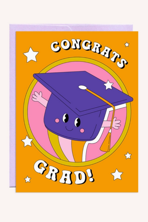 PMP Graduation Greeting Card - Congrats Grad!