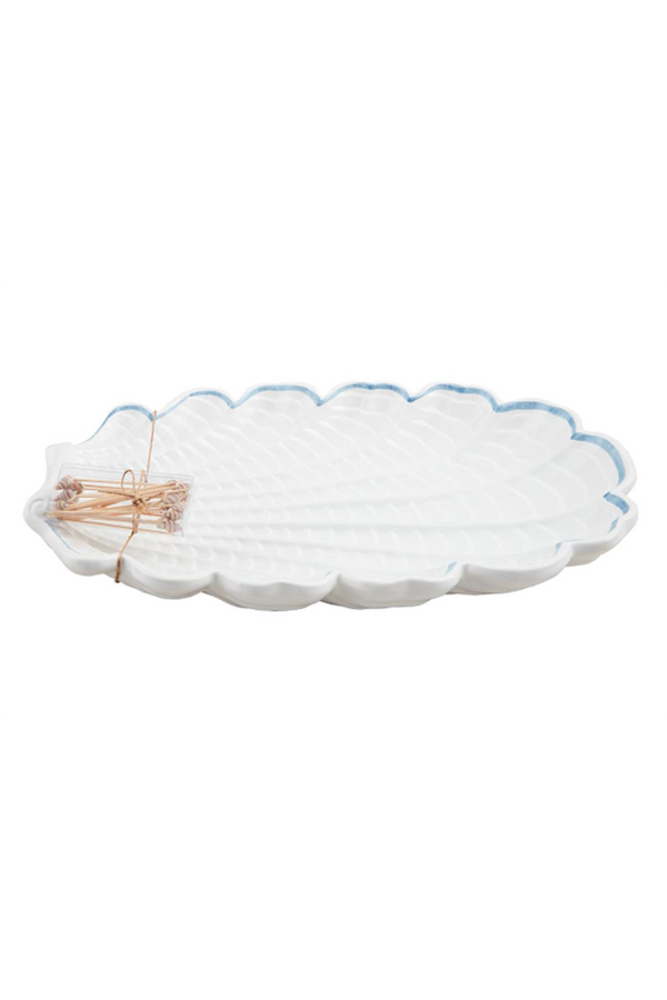 Ruffled Seashell Platter