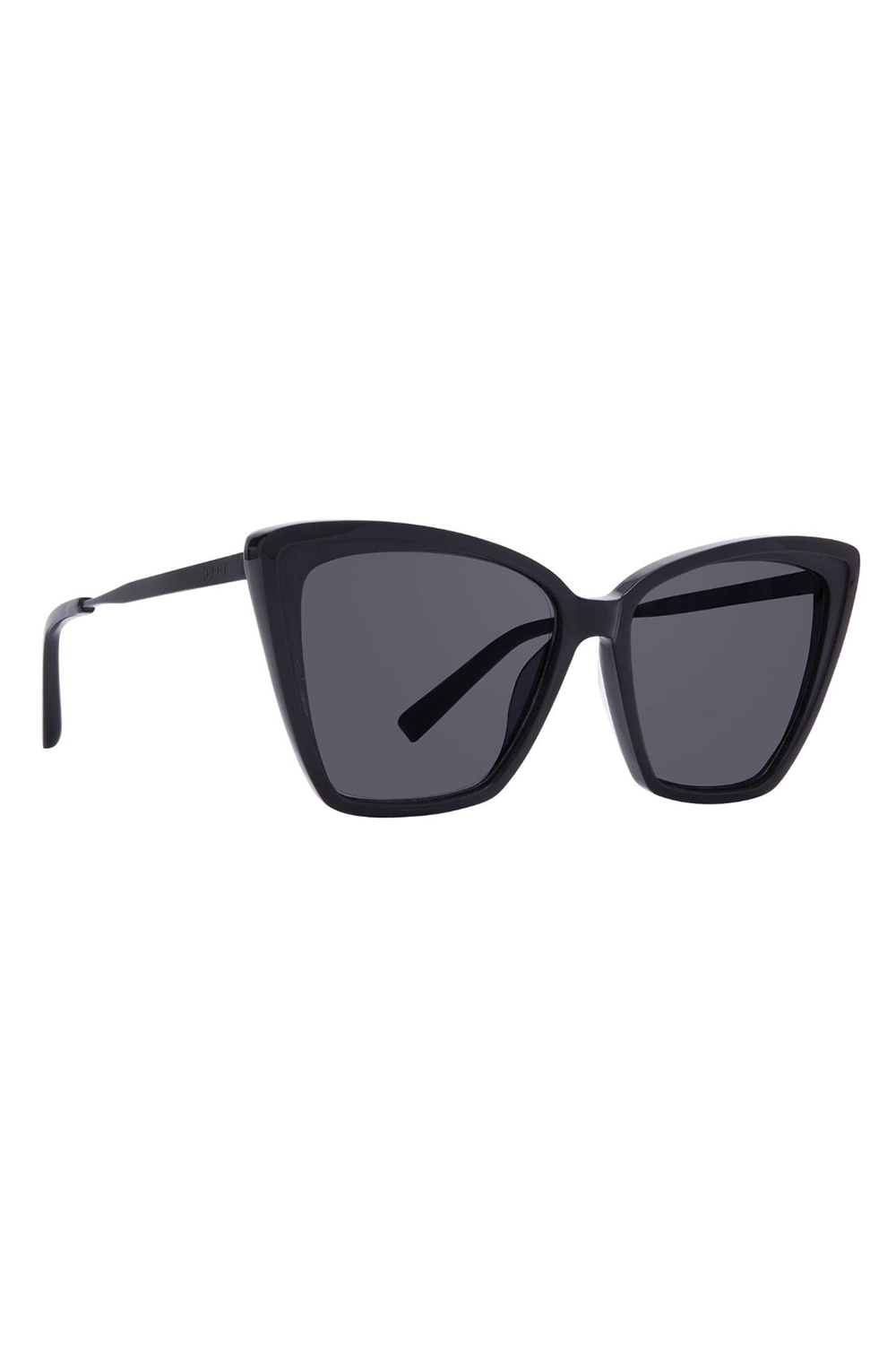 Becky II Sunglasses - Black Smoke