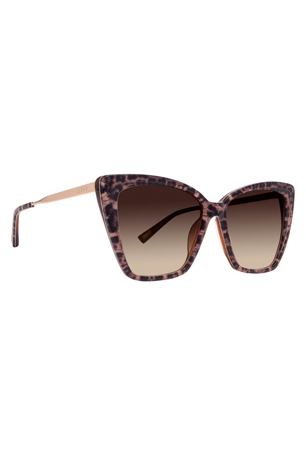 Becky II Sunglasses - Leopard Tortoise Brown