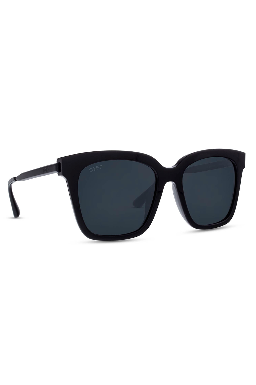 Bella Sunglasses - Black Grey Polarized