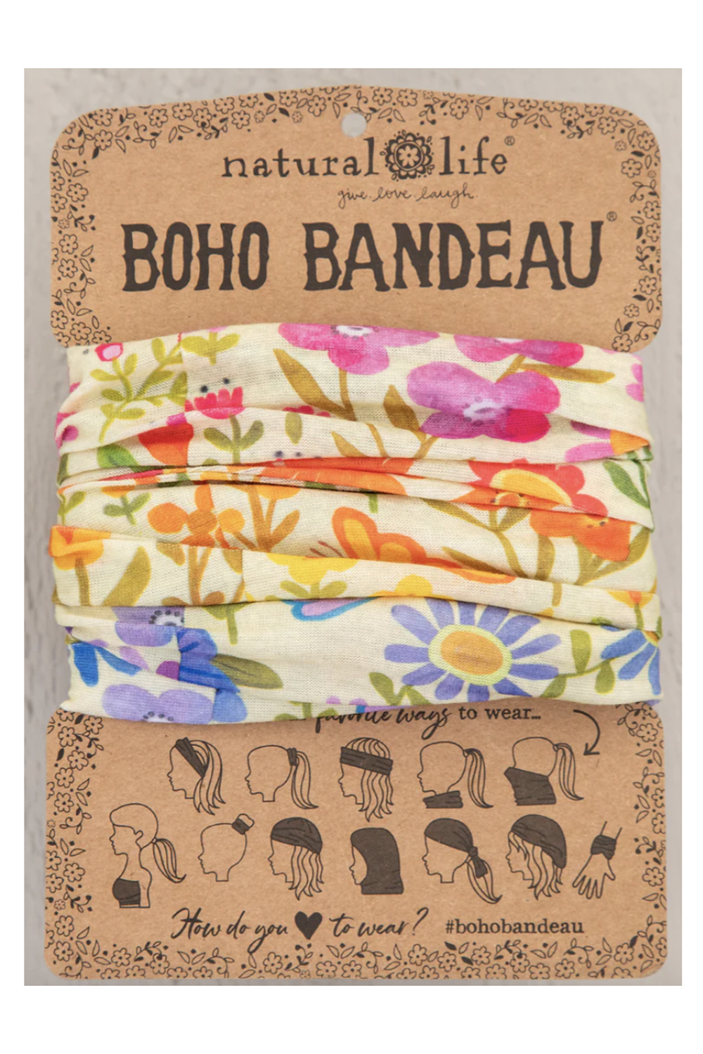 Boho Bandeau - Rainbow Floral