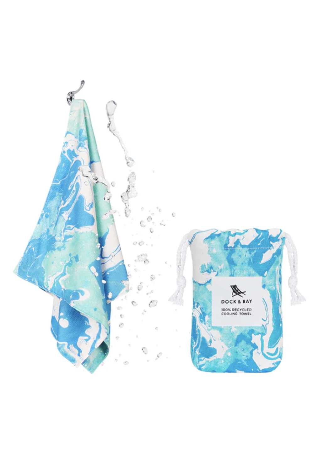 Quick Dry Gym / Cooling Towel - Marble Take a Dip