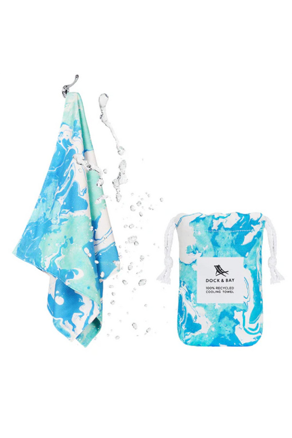 Quick Dry Gym / Cooling Towel - Marble Take a Dip
