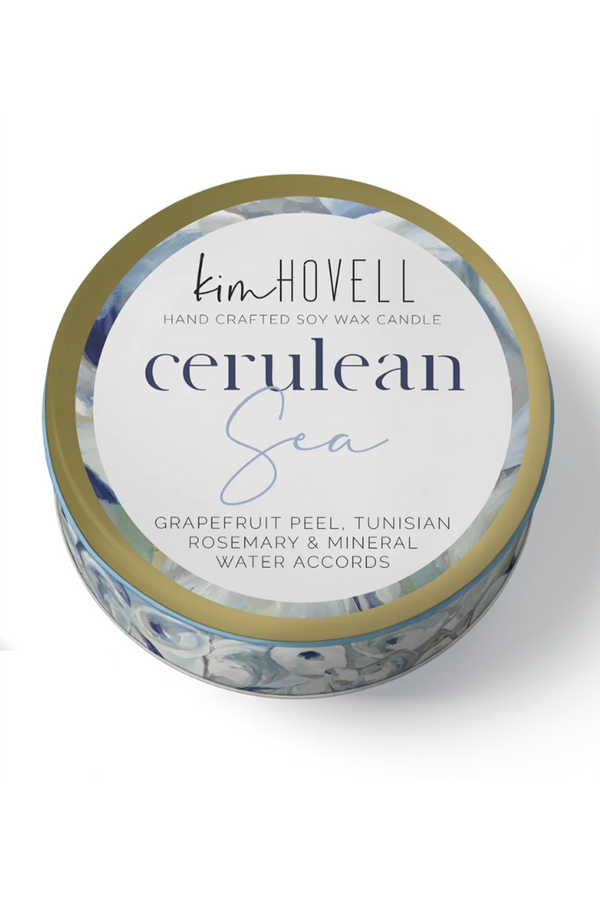 Kim Hovell + Annapolis Mini Tin Candle - Cerulean Sea