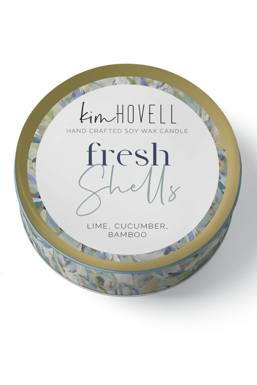 Kim Hovell + Annapolis Mini Tin Candle - Fresh Shells
