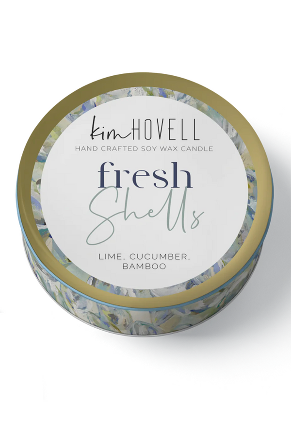 Kim Hovell + Annapolis Mini Tin Candle - Fresh Shells