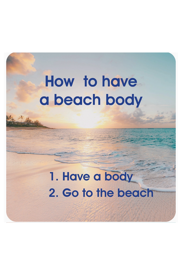 Humor Coaster - Beach Body
