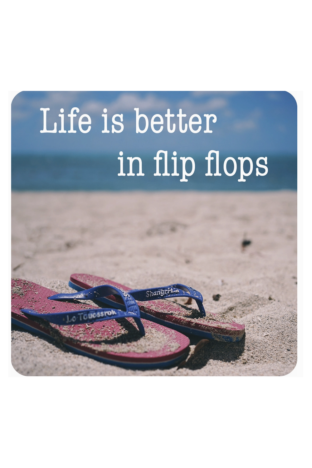 Humor Coaster - Flip Flops