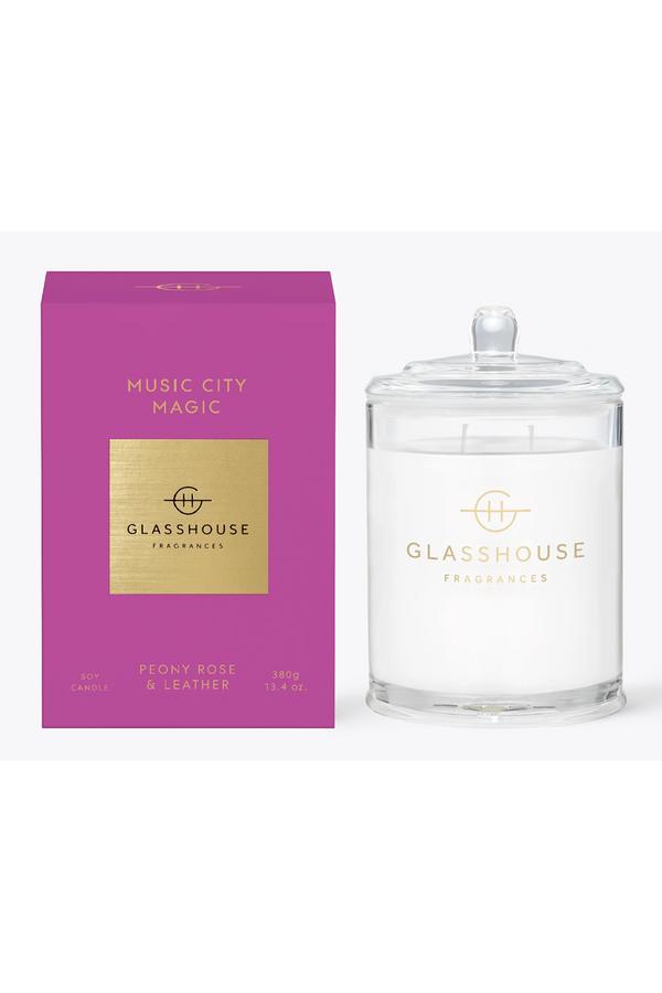 Glasshouse Fragrance Candle - Music City Magic
