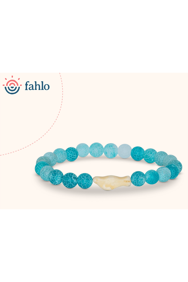 Fahlo Glide Bracelet - Aqua Blue