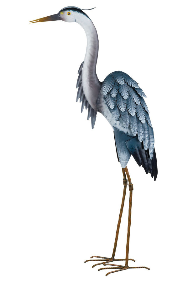 Standing Blue Heron Figure - 27"
