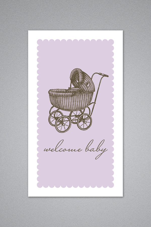 Mini Breathless Gift Enclosure Card - Welcome Baby