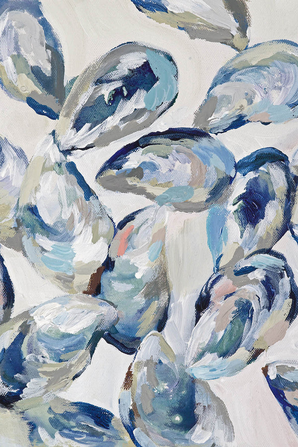 Kim Hovell Art Print - Ivory Oysters