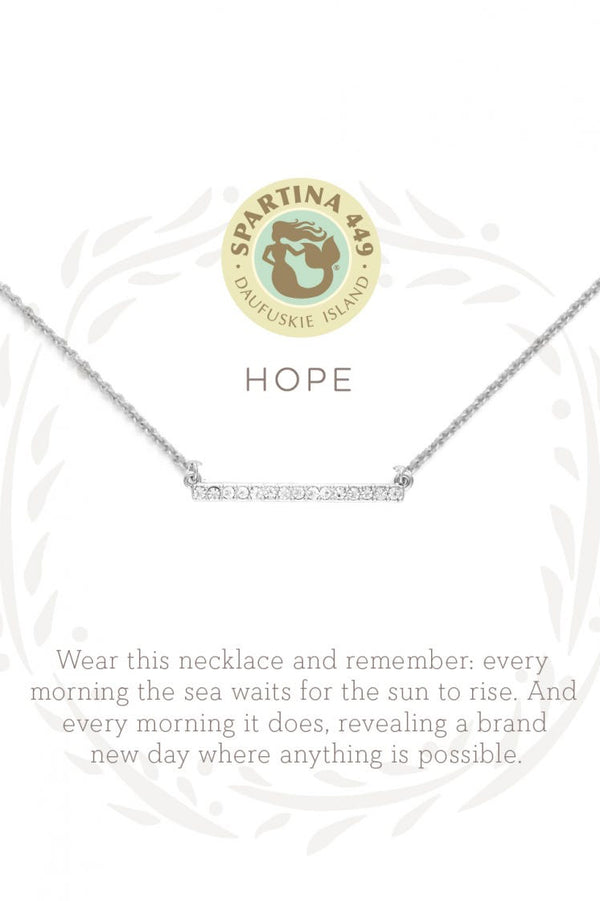 Sea La Vie Necklace - Silver Hope Horizon