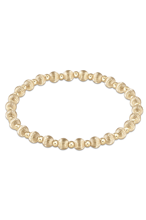 EN Gold Grateful Dignity Pattern Bracelet