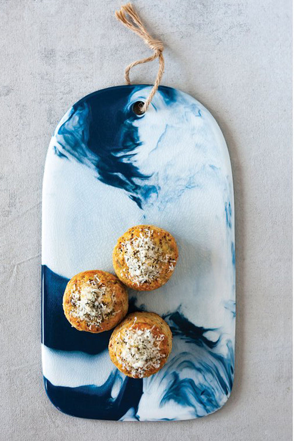 Blue Marble Ceramic Cheese Board