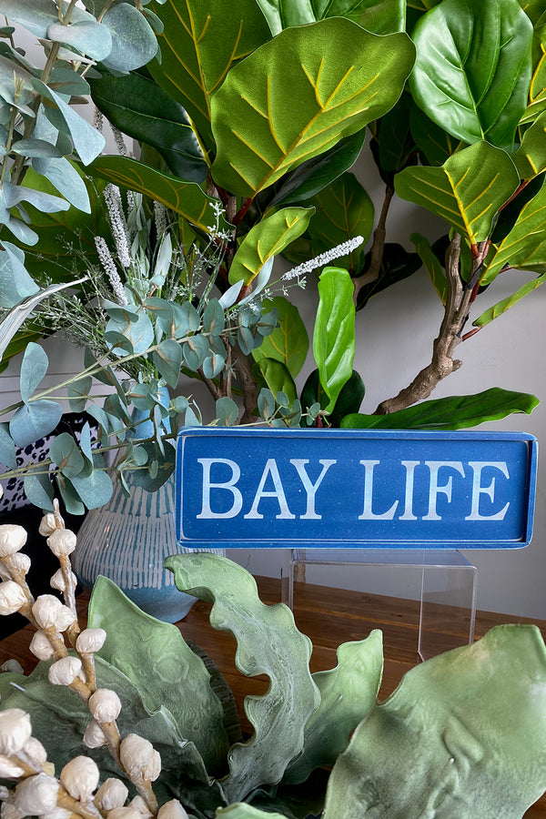 Local Places Wooden Sign - Bay Life